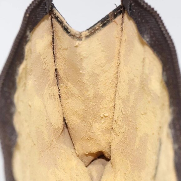 FENDI Zucca Canvas Pouch Black Brown Auth bs25659 - Picture 14 of 16